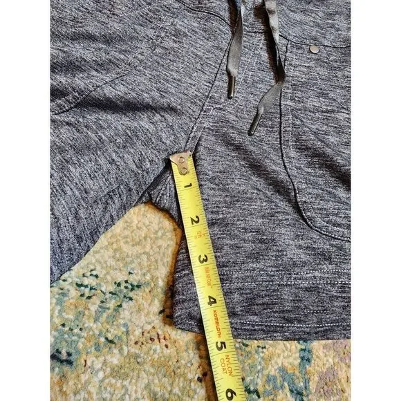 Kuhl Womens 4 Gray Nylon Polyester Blend Drawstring Hiking Shorts 4" Inseam - Picture 3 of 4